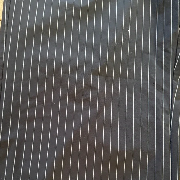 ALO Yoga Navy Pinstripe Wide-Leg Pants - Picture 3 of 5